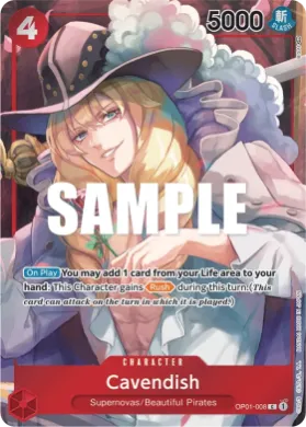 Cavendish (OP01 OP01-008) Romance Dawn