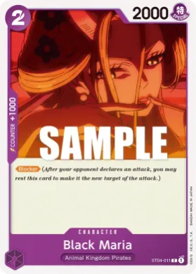 Black Maria (ST04 ST04-011) Animal Kingdom Pirates