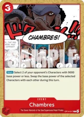 Chambres (OP14 OP14-017) The Azure Sea's Seven
