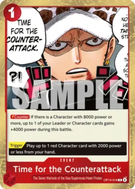 Time for the Counterattack (OP14 OP14-018) The Azure Sea's Seven