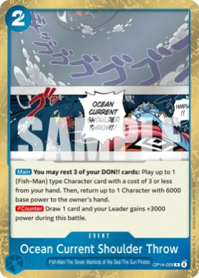 Ocean Current Shoulder Throw (OP14 OP14-058) The Azure Sea's Seven
