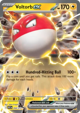 Voltorb ex (ASC 58) Ascended Heroes