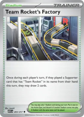 Team Rocket's Factory (ASC 203) Ascended Heroes