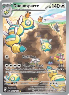 Dudunsparce (PAL 229) Paldea Evolved