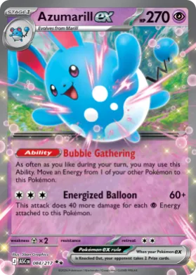 Azumarill ex (ASC 84) Ascended Heroes