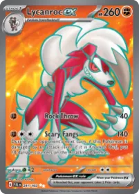 Lycanroc ex (PAL 241) Paldea Evolved