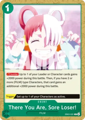 There You Are, Sore Loser! (EB03 EB03-020) Heroines Edition
