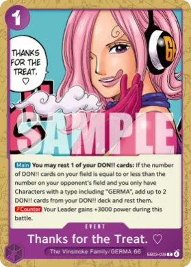 Thanks for the Treat. (EB03 EB03-038) Heroines Edition