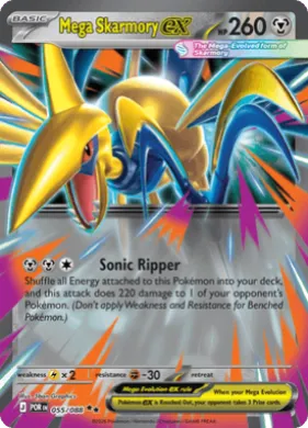 Mega Skarmory ex (POR 55) Perfect Order