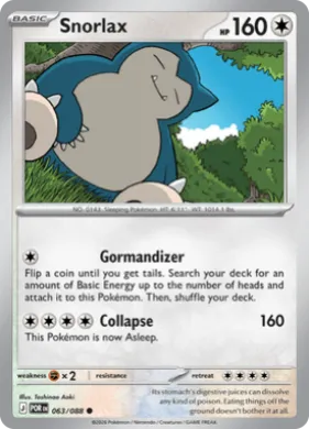 Snorlax (POR 63) Perfect Order