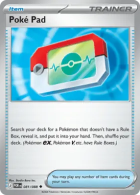 Poké Pad (POR 81) Perfect Order