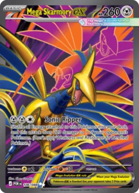 Mega Skarmory ex (POR 106) Perfect Order