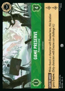 Game Preserve (11WSP 102) Winterspell