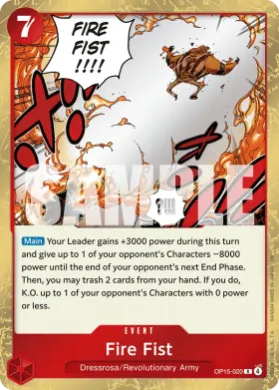 Fire Fist (OP15 OP15-020) Adventure on Kami's Island