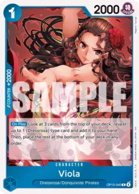 Viola (OP15 OP15-040) Adventure on Kami's Island