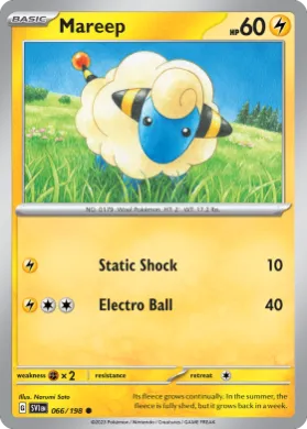 Mareep (SVI 66) Scarlet & Violet