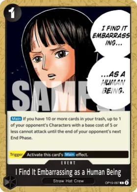 I Find It Embarrassing as a Human Being (OP15 OP15-097) Adventure on Kami's Island