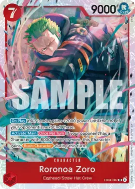 Roronoa Zoro (OP15 EB04-007) Adventure on Kami's Island