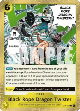 Black Rope Dragon Twister (OP15 EB04-059) Adventure on Kami's Island