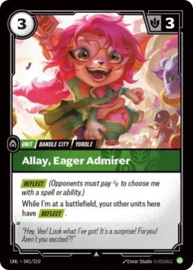 Allay, Eager Admirer ( UNL-041/219) Unleashed