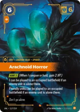 Arachnoid Horror ( UNL-117/219) Unleashed