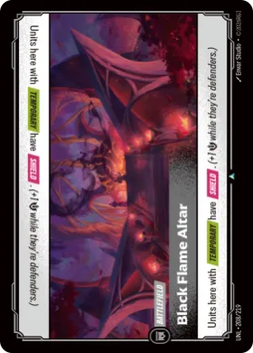 Black Flame Altar ( UNL-208/219) Unleashed