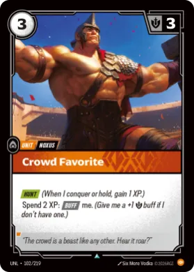 Crowd Favorite ( UNL-102/219) Unleashed