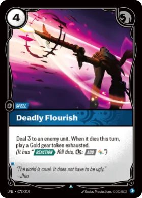 Deadly Flourish ( UNL-073/219) Unleashed