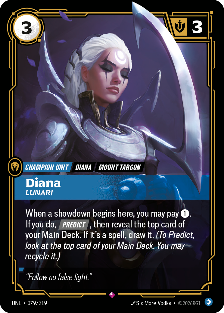 Diana, Lunari – V.1 - Rare