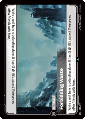 Forbidding Waste ( UNL-210/219) Unleashed