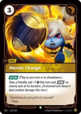 Heroic Charge ( UNL-155/219) Unleashed