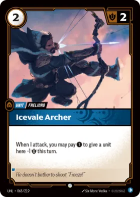 Icevale Archer ( UNL-065/219) Unleashed