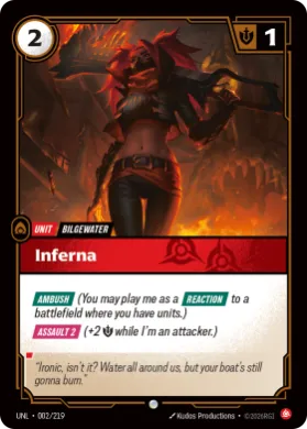 Inferna ( UNL-002/219) Unleashed