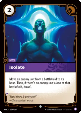 Isolate ( UNL-124/219) Unleashed
