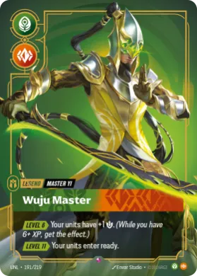 Master Yi, Wuju Master ( UNL-191/219) Unleashed