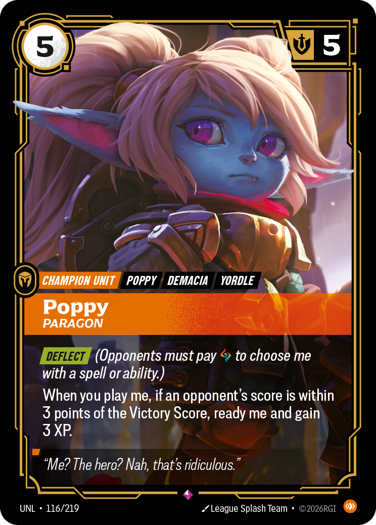 Poppy, Paragon – V.1 - Rare