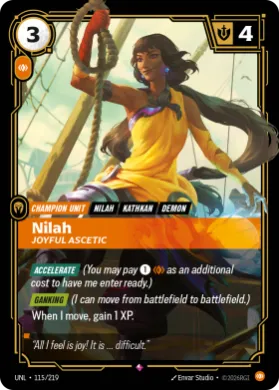Nilah, Joyful Ascetic ( UNL-115/219) Unleashed