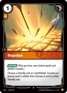 Repulse ( UNL-106/219) Unleashed