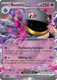 Banette ex (SVI 88) Scarlet & Violet