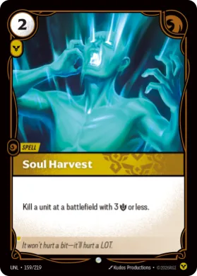 Soul Harvest ( UNL-159/219) Unleashed