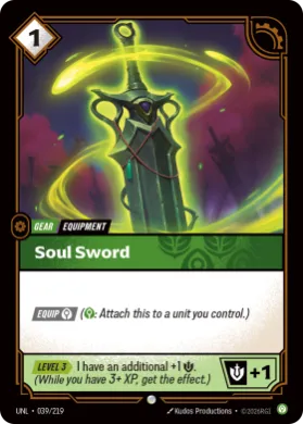 Soul Sword ( UNL-039/219) Unleashed
