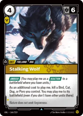 Stalking Wolf ( UNL-166/219) Unleashed
