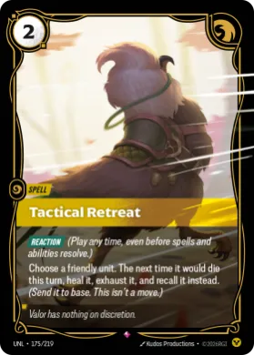 Tactical Retreat ( UNL-175/219) Unleashed