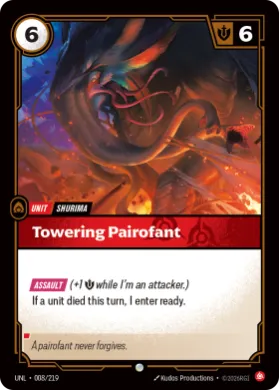 Towering Pairofant ( UNL-008/219) Unleashed