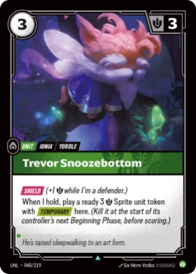 Trevor Snoozebottom ( UNL-048/219) Unleashed