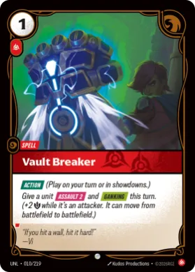 Vault Breaker ( UNL-010/219) Unleashed