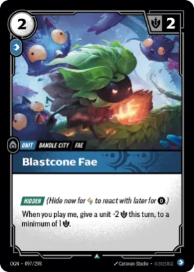 Blastcone Fae ( OGN-097/298) Origins Main Set
