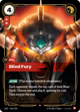 Blind Fury ( OGN-025/298) Origins Main Set