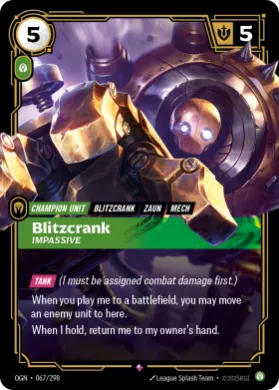Blitzcrank, Impassive ( OGN-067/298) Origins Main Set