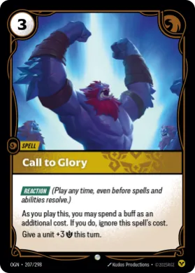 Call to Glory ( OGN-207/298) Origins Main Set